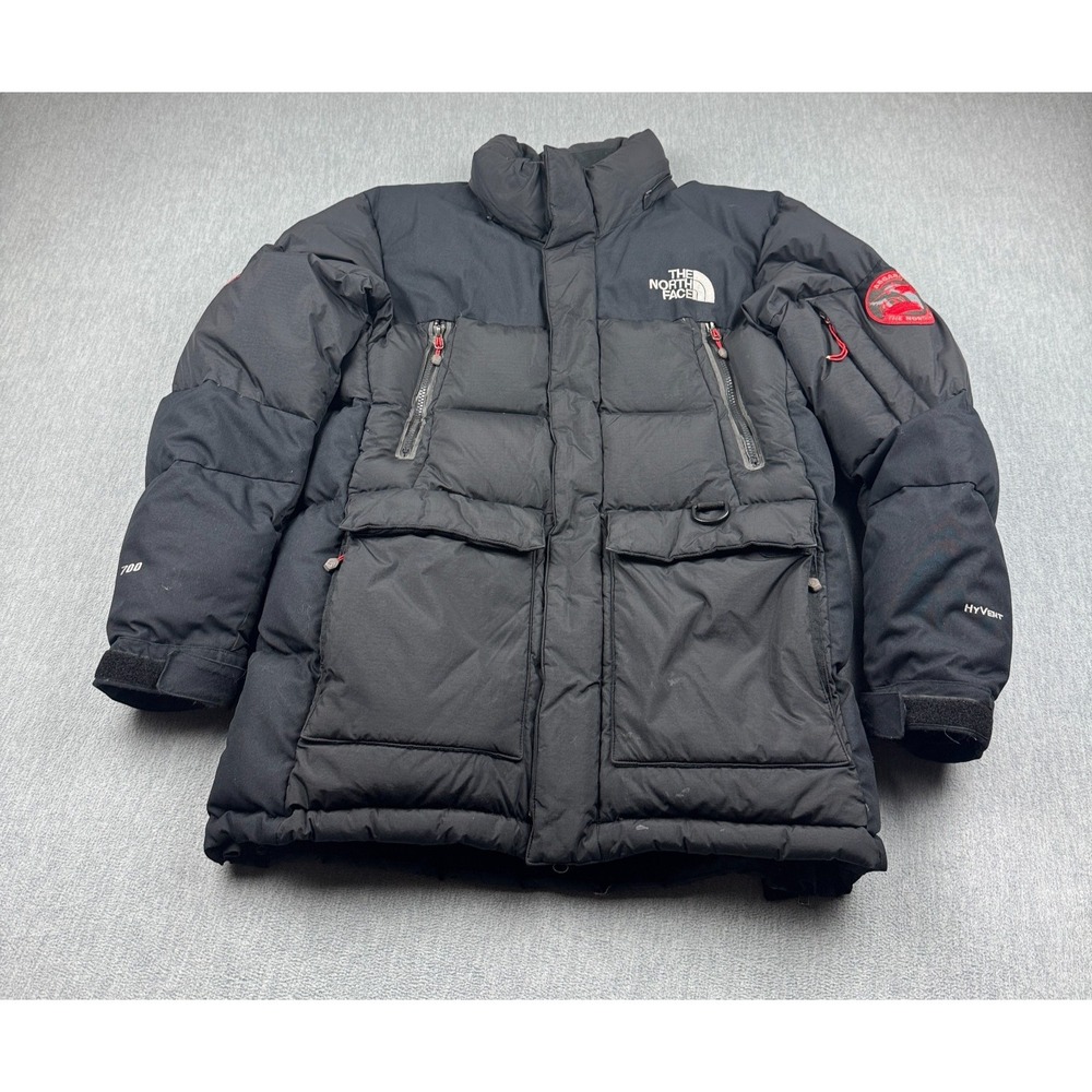 The North Face Jacket Mens M Black‎ Summit Series 700 Down Puffer Parka Vostok